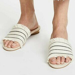 Splendid Baldwyn Canvas Fringe Slide Sandal